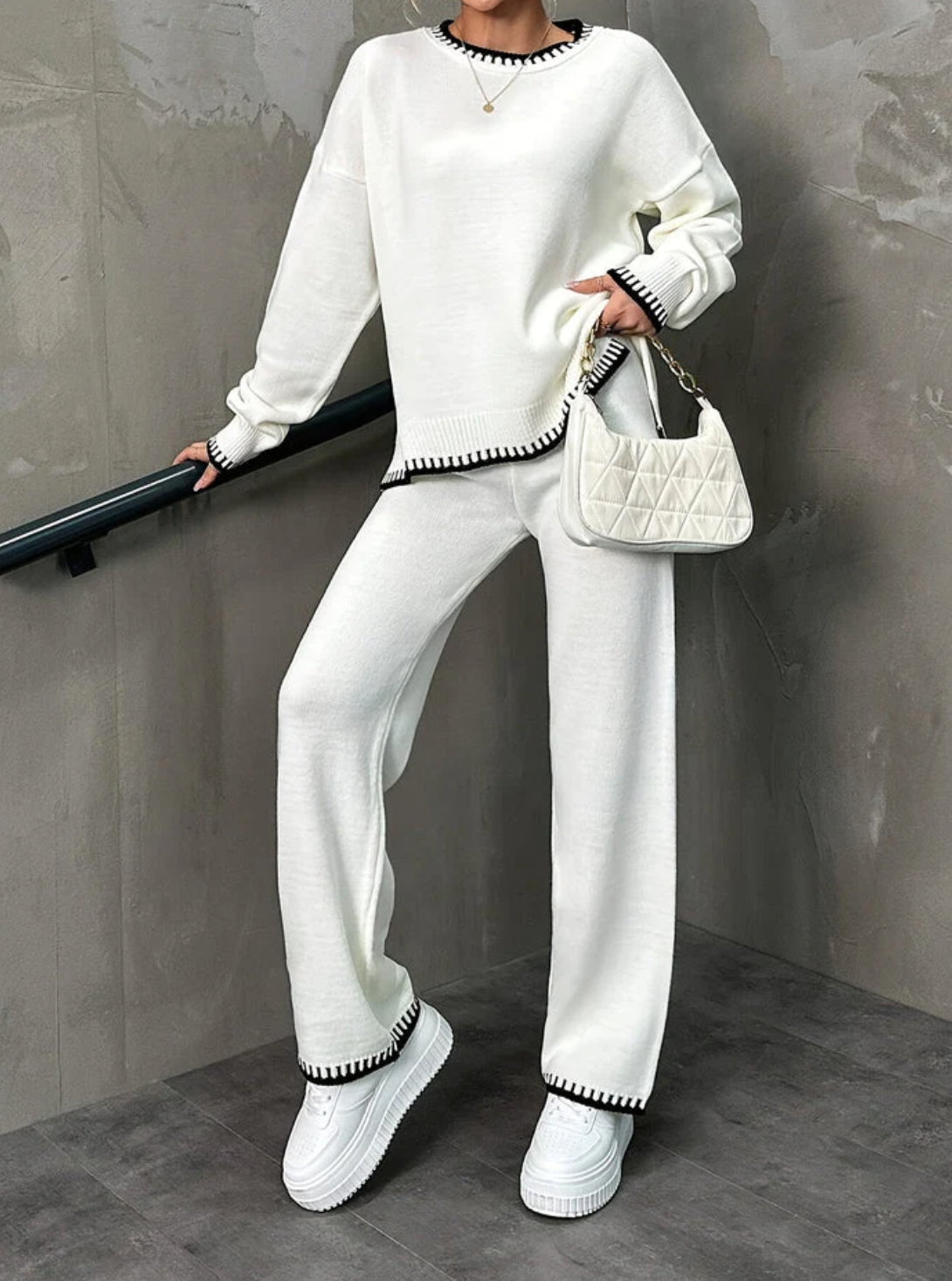 Rose | Knitted Tracksuit